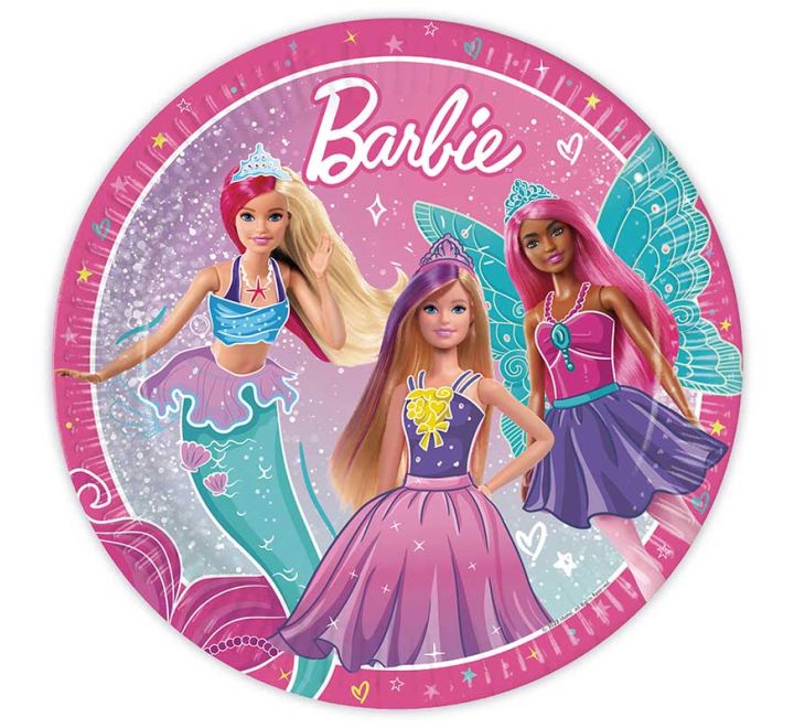 Barbie Paper Plates