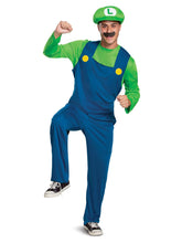 Load image into Gallery viewer, Nintendo Super Mario Brothers Luigi Costume
