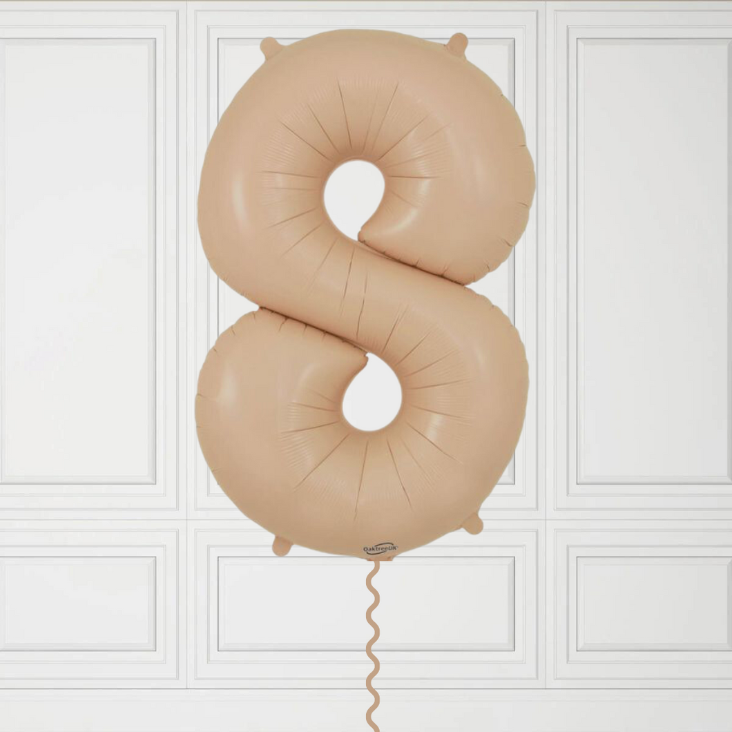 Large Nude Number 8 Balloon