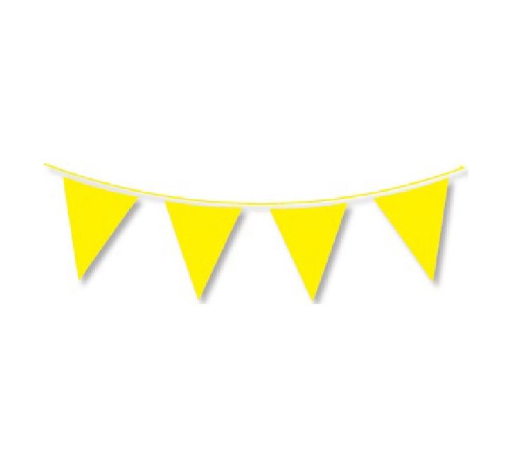 Yellow Coloured Bunting 10m