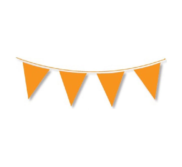 Orange Coloured Bunting 10m