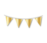 Gold Coloured Bunting 10m