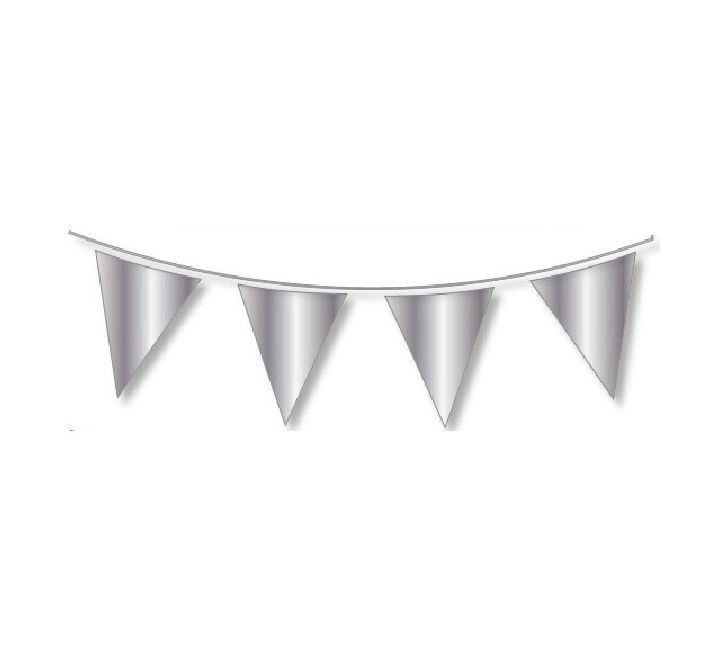 Silver Coloured Bunting 10m