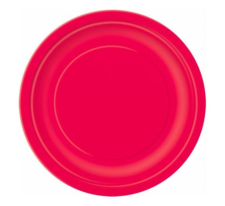 Ruby Red Paper Plates