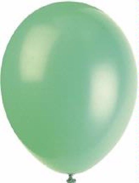 Pack of 10 Fern Green Latex Balloons