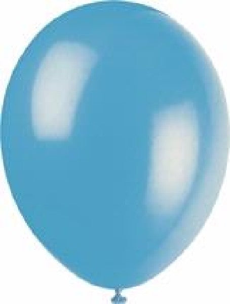 Pack of 10 Turquoise Latex Balloons