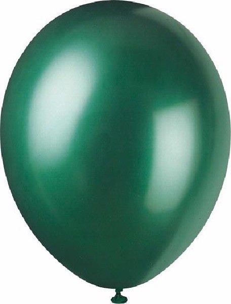 Pack of 8 Evergreen Pearlised Latex Balloons