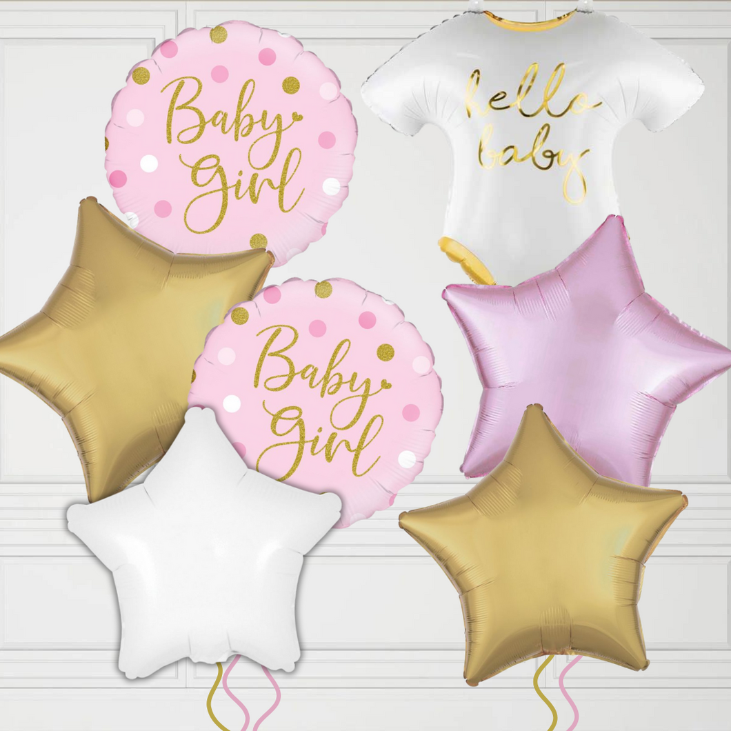 Baby Girl Balloon Bundle