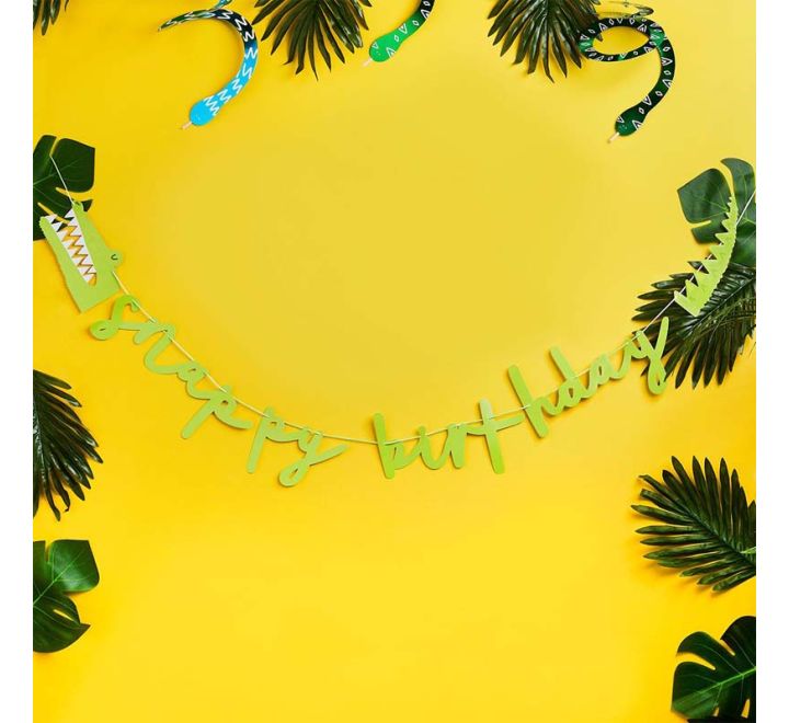 Snappy Birthday Letter Banner