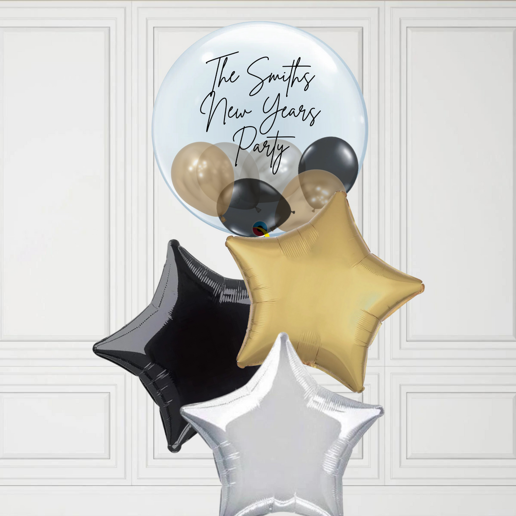 Any Message New Years Bubble Bouquet