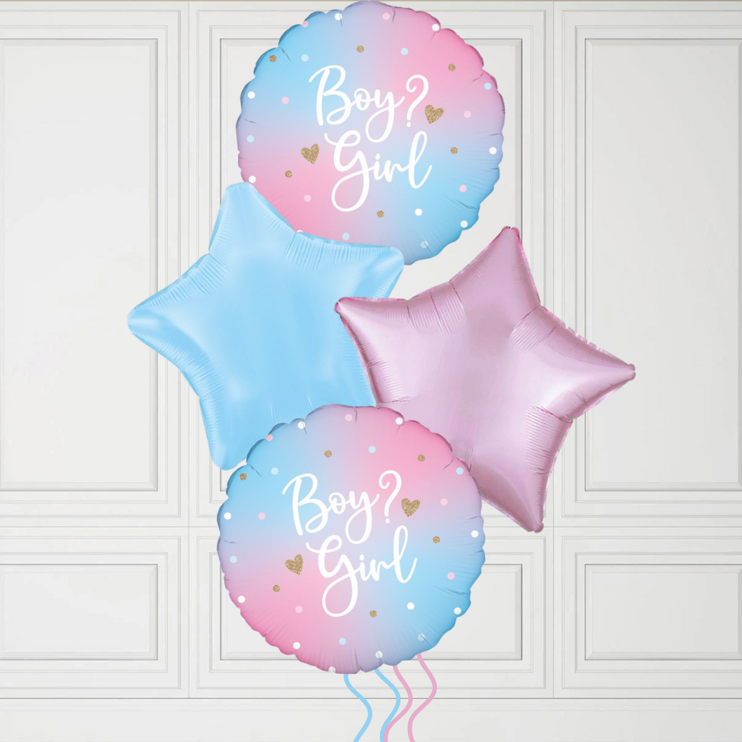 Gender Reveal Balloon Bouquet