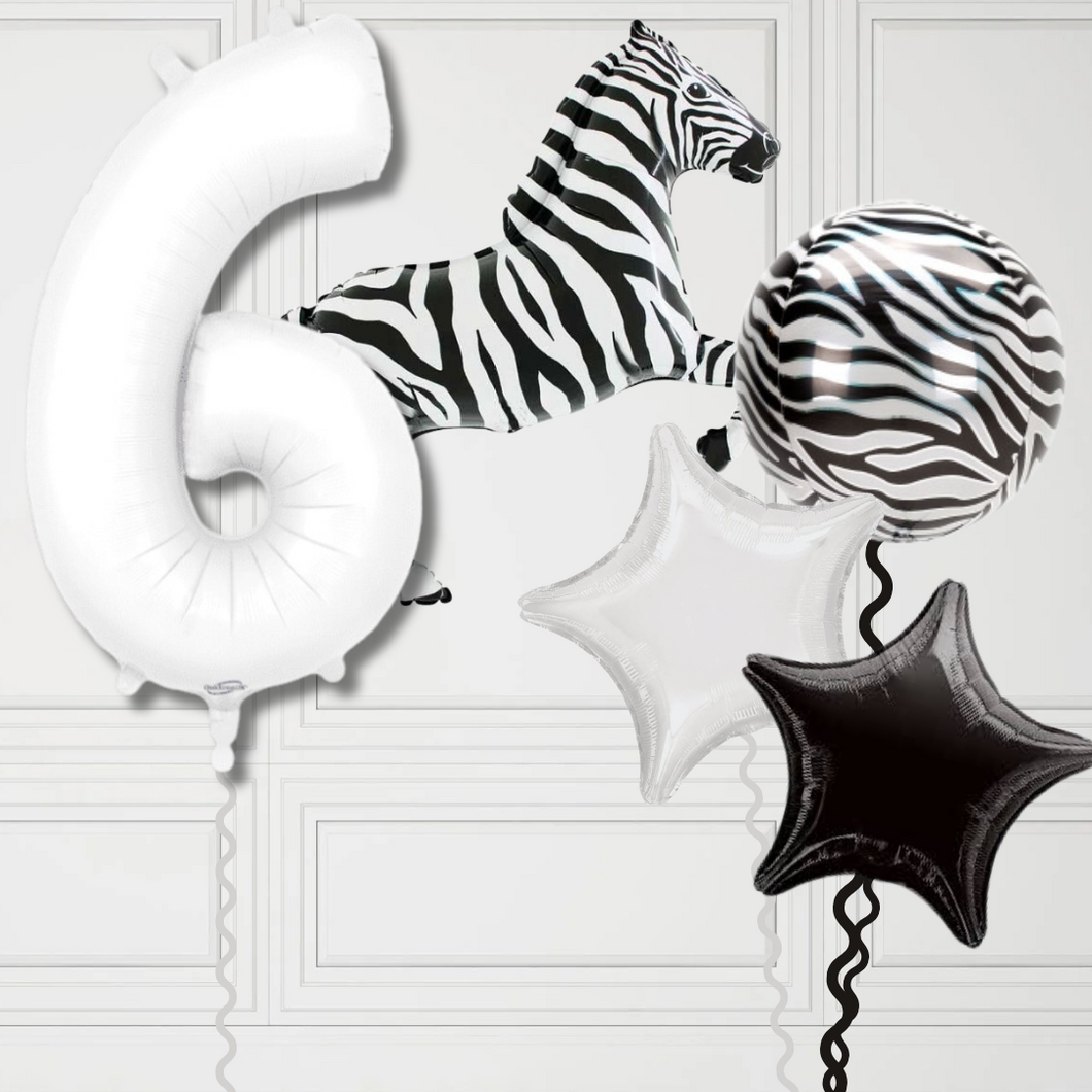 Any Age Zebra Number Bundle