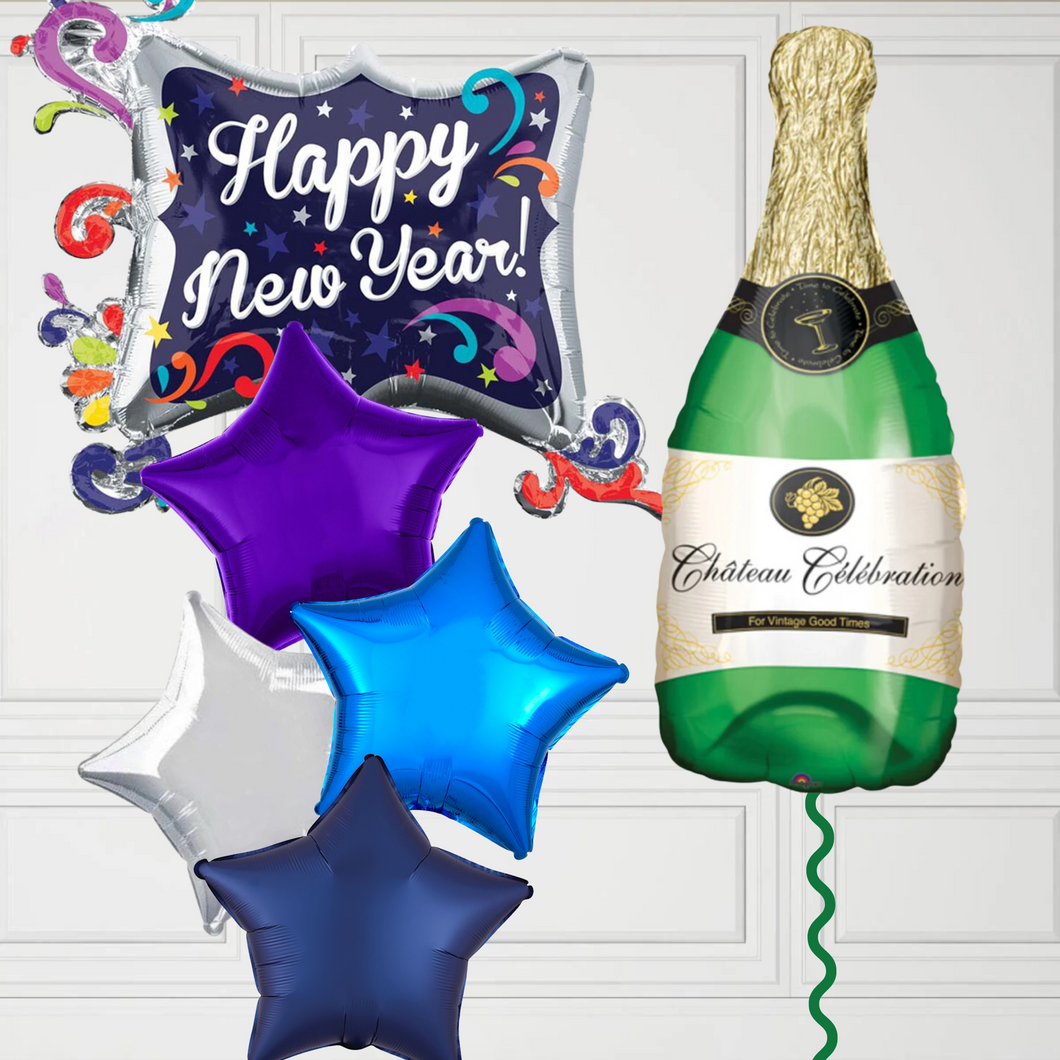 New Year Balloon Bouquet Bundle