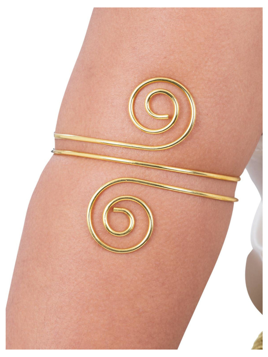 Grecian Gold Swirl Arm Cuff