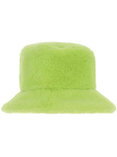 Load image into Gallery viewer, 90&#39;s Green Fur Bucket Hat
