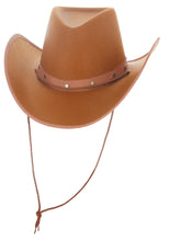 Load image into Gallery viewer, Brown Cowboy Hat
