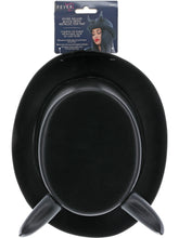 Load image into Gallery viewer, Fever Deluxe Black Devil Metallic Top Hat
