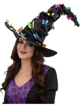 Load image into Gallery viewer, Butterfly Witch Hat
