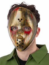 Load image into Gallery viewer, Bloody Metallic Hockey Mask
