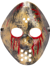 Load image into Gallery viewer, Bloody Metallic Hockey Mask
