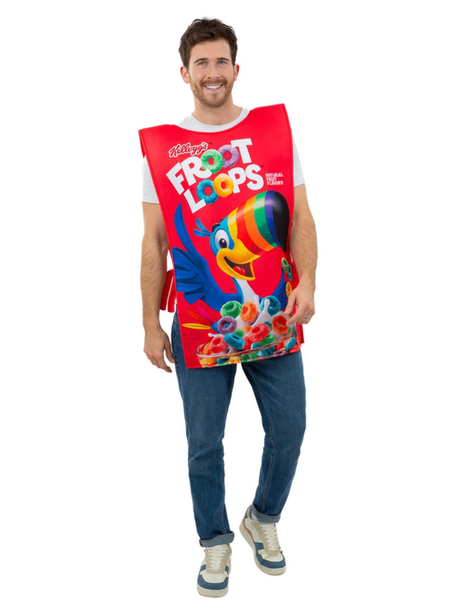 Kelloggs Froot Loops Cereal Box Costume Tabard Kelloggs Froot Loops Cereal Box Costume Tabard