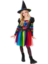 Load image into Gallery viewer, Rainbow Witch Costume
