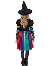 Load image into Gallery viewer, Rainbow Witch Costume
