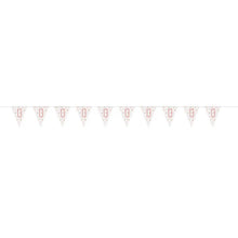 Load image into Gallery viewer, Rose Gold Glitz 13th Birthday Flag Bunting
