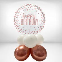 Load image into Gallery viewer, Choose your Age Rose Gold/White Tabletop Arrangement
