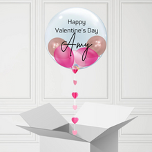 Load image into Gallery viewer, Any Message Valentines Bubble in a Box
