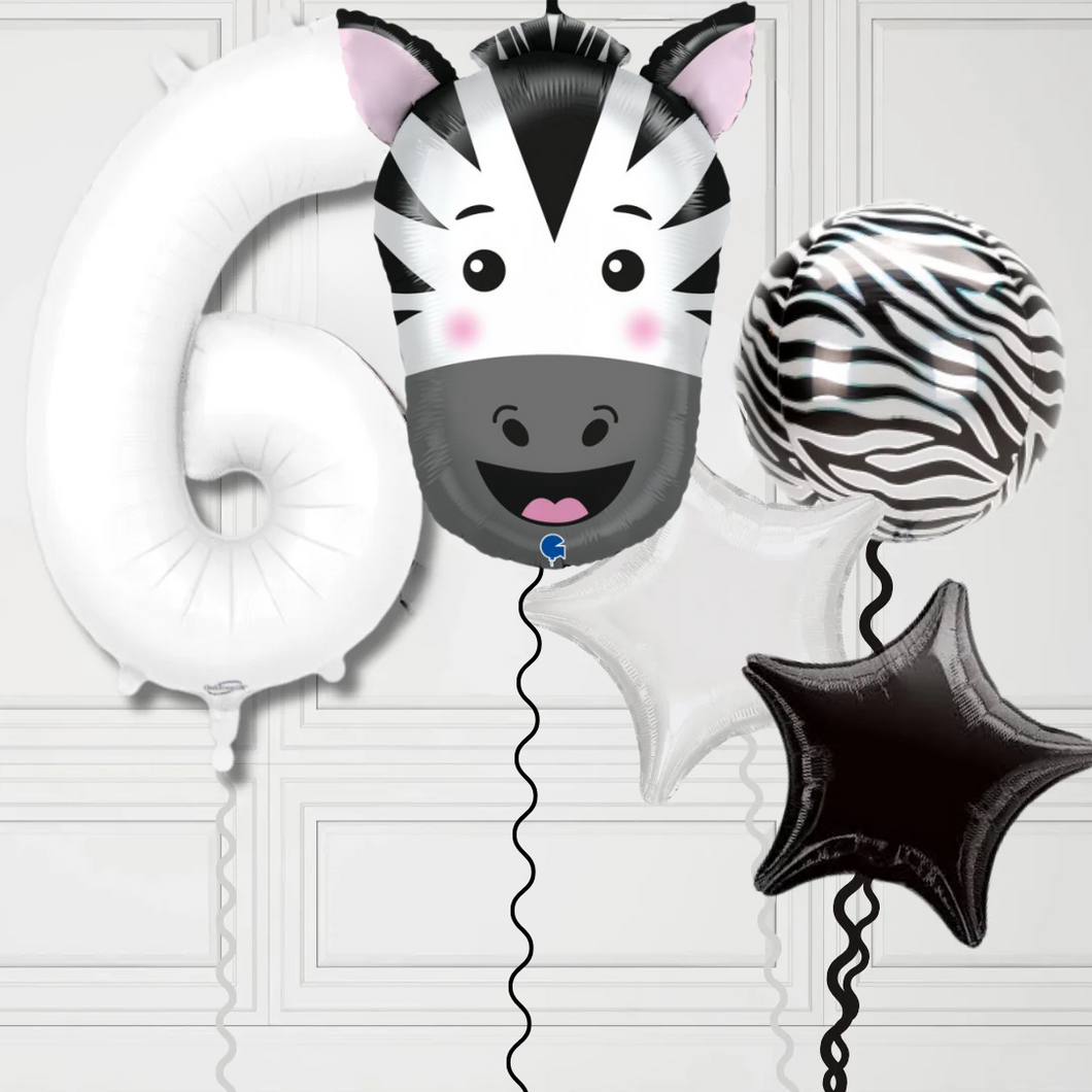 Any Age Zebra Number Bundle