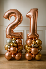 Load image into Gallery viewer, Any Age &amp; Colour Organic Number Stacks
