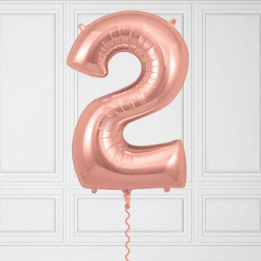 Large number 2 balloon sales