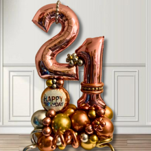 Load image into Gallery viewer, Any Age &amp; Colour Elegance Birthday Arrangement
