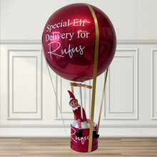 Load image into Gallery viewer, Any Message Elf Hot Air Balloon Arrangement
