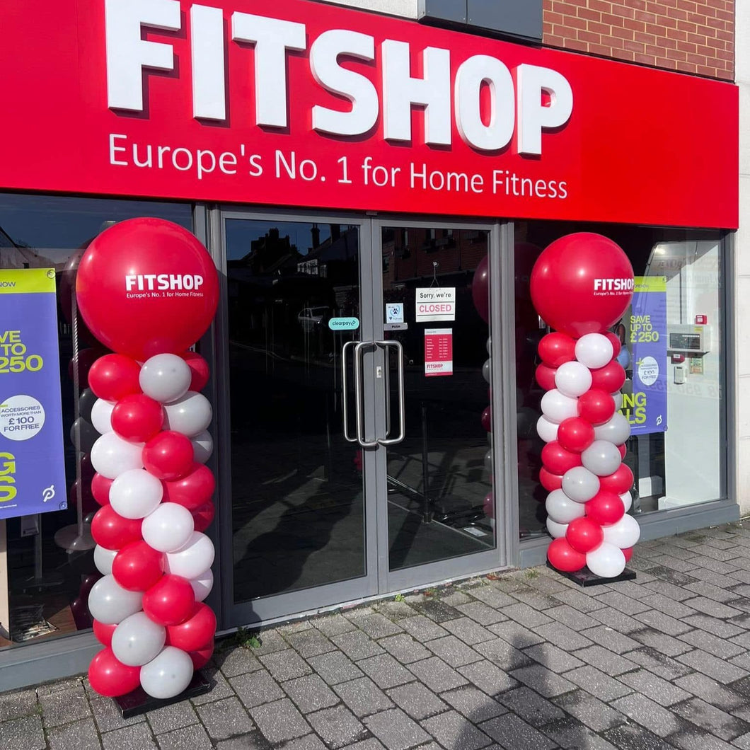 Spiral Balloon Column with Topper