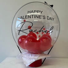 Load image into Gallery viewer, Valentine&#39;s Bubble Tabletop Arrangement
