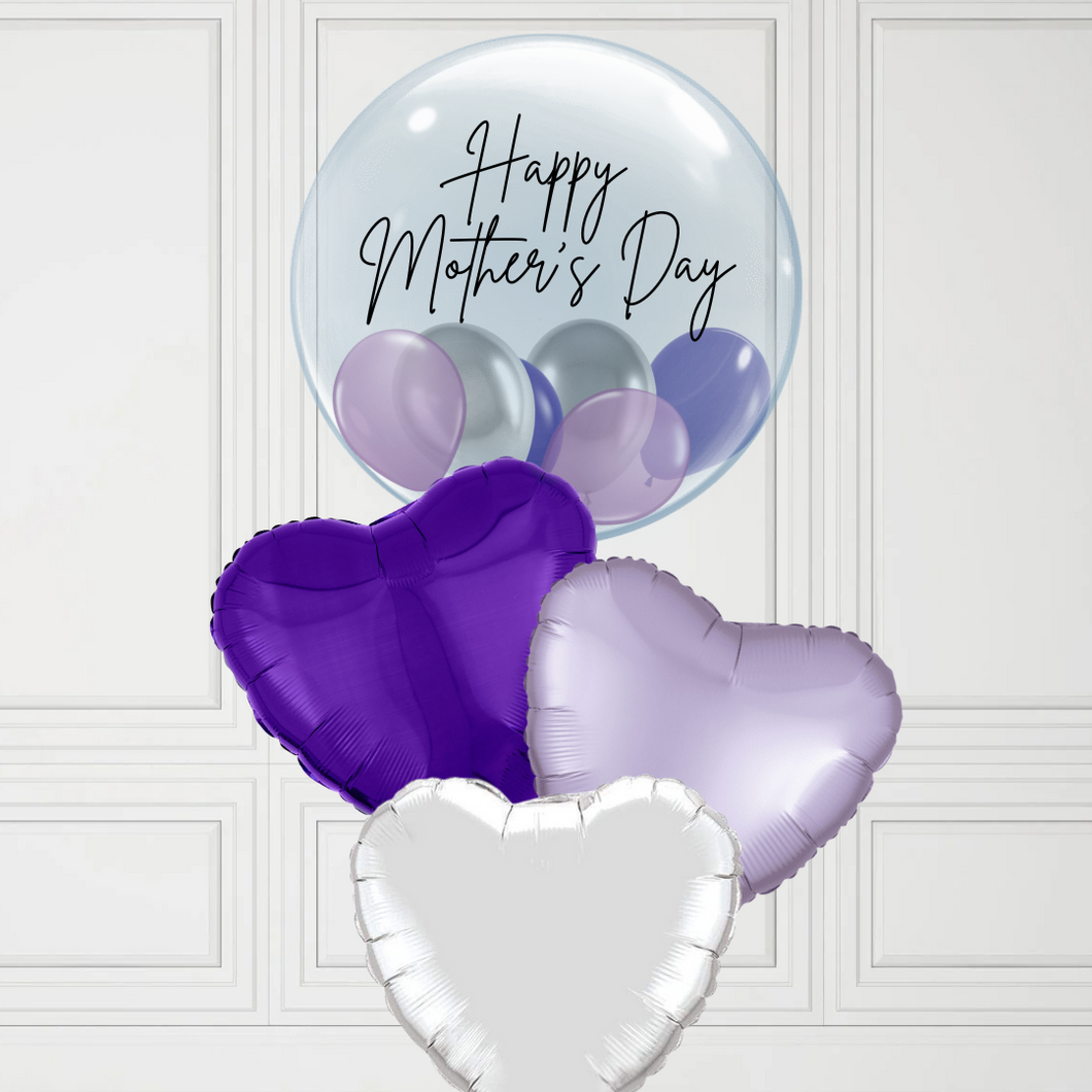 Any Colour Mother's Day Personalised Bubble Bouquet