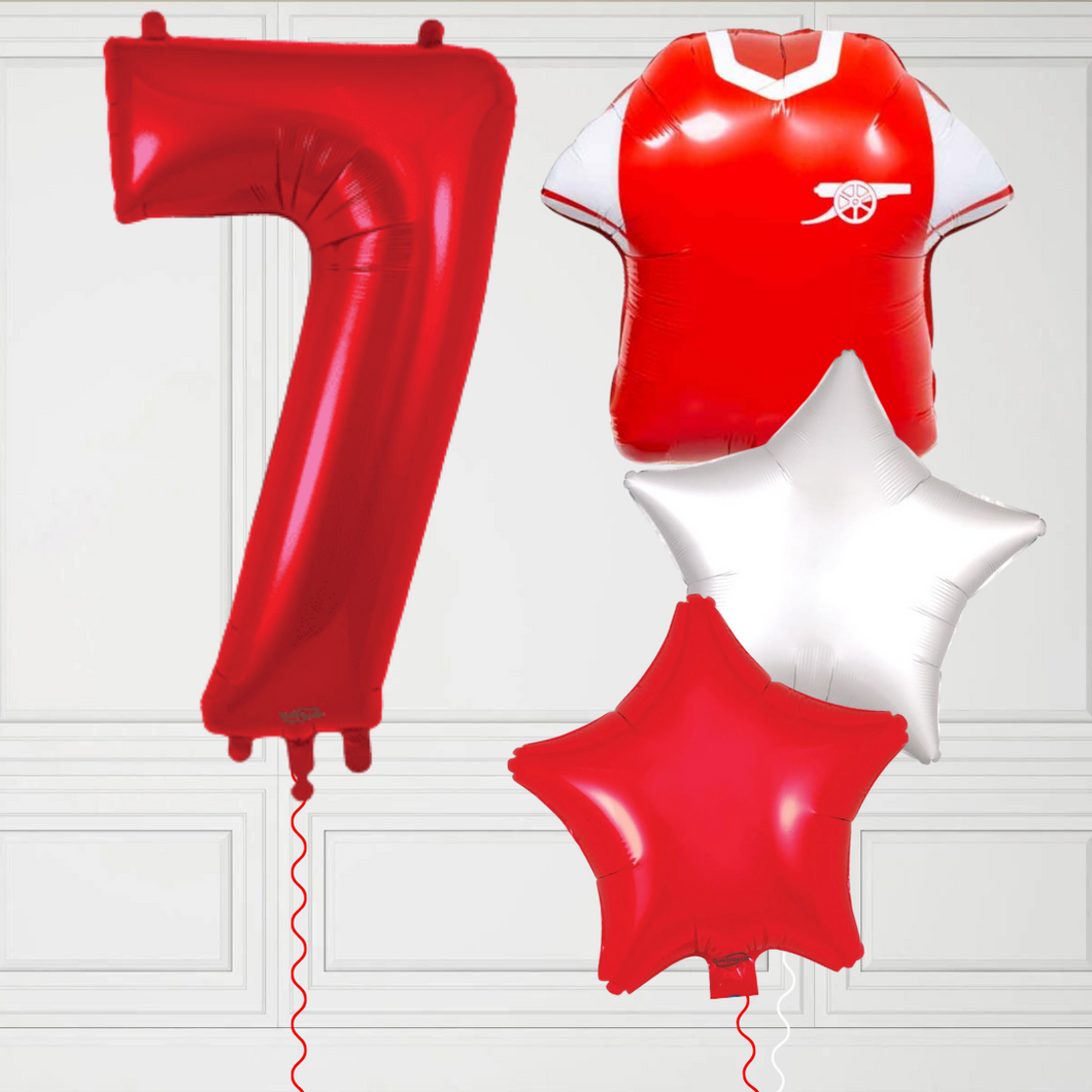Any Age Arsenal Football Number Bundle