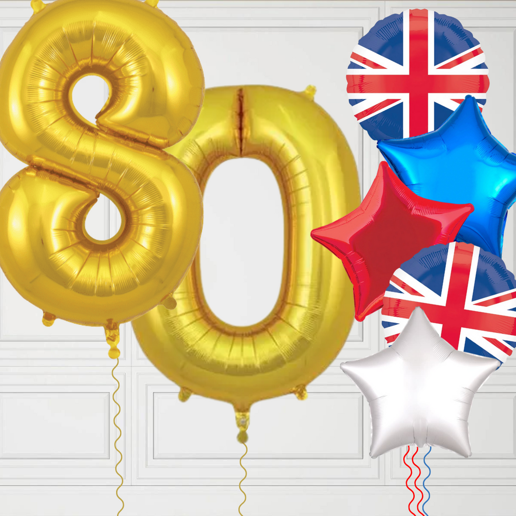 VE Day 80th Anniversary Gold Number Bundle