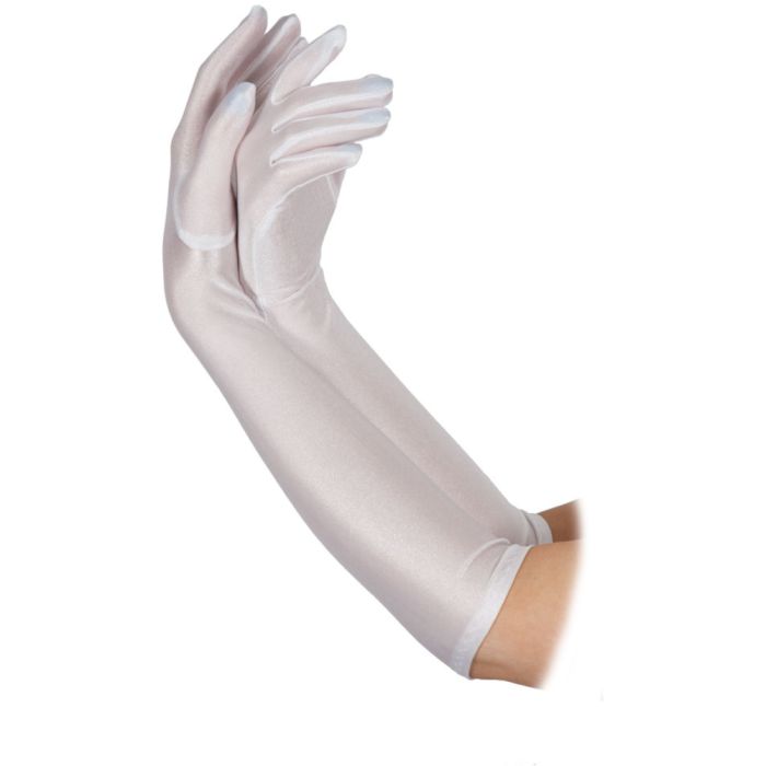 IN-STORE ONLY White Long Gloves