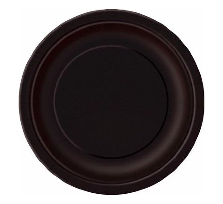 Black Paper Plates