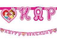 Disney Princess Happy Birthday Letter Banner