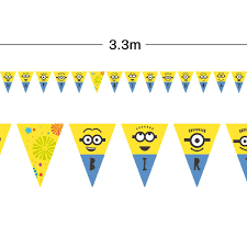 Minion Happy Birthday Paper Bunting