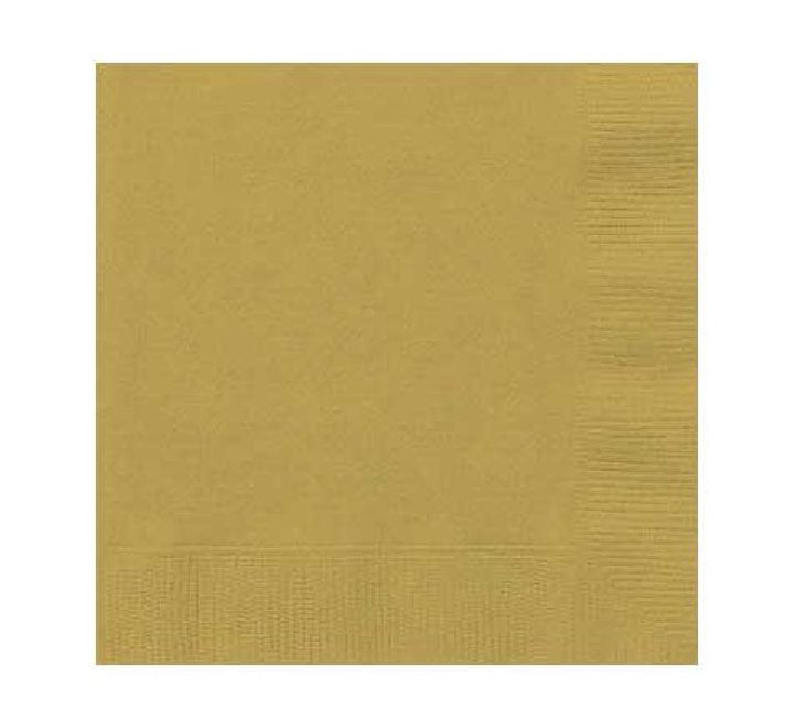 Gold Lunch Napkins