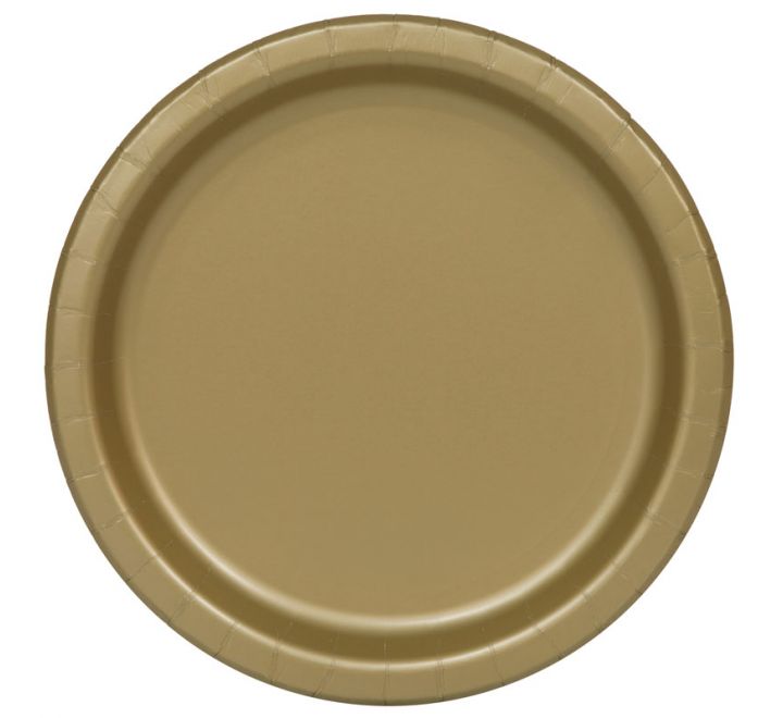 Gold Paper Plates