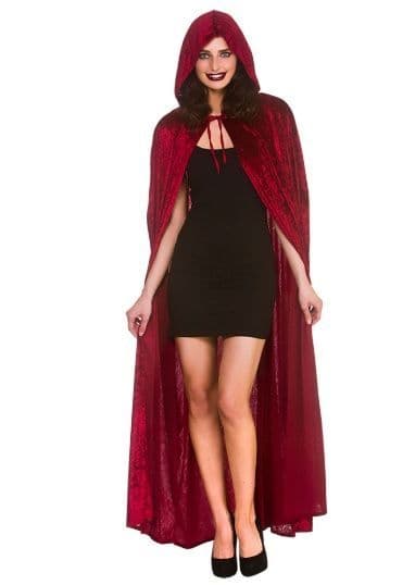 IN-STORE ONLY Deluxe Velvet Hooded Cape