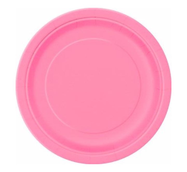 Hot Pink Paper Plates