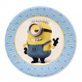 Minion Paper Plates