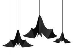 IN-STORE ONLY Paper Bat Hanging Decorations